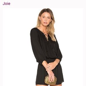 Joie Elegant Black Silk Dress